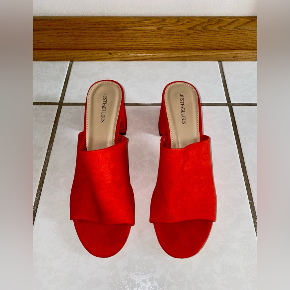 Sandals - slip-on - block heel